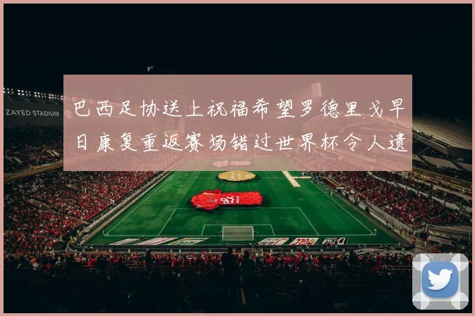 巴西足协送上祝福希望罗德里戈早日康复重返赛场错过世界杯令人遗憾