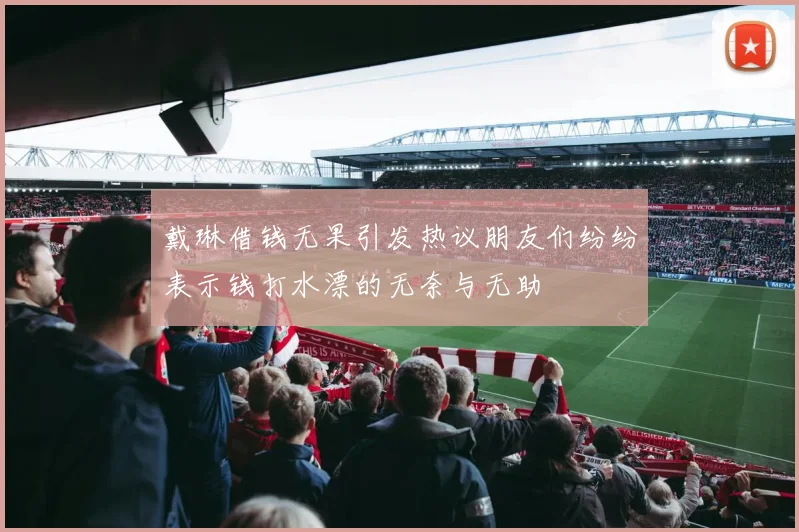 戴琳借钱无果引发热议朋友们纷纷表示钱打水漂的无奈与无助